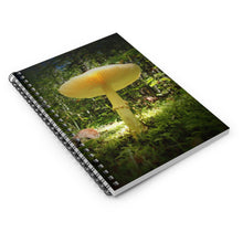 "Sunlight Through a Mushroom" Spiral Notebook - Ruled Line