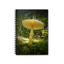 "Sunlight Through a Mushroom" Spiral Notebook - Ruled Line