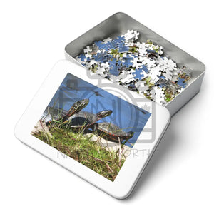 ’Basking Painted Turtles’ Jigsaw Puzzle (30 110 252 500 1000-Piece)