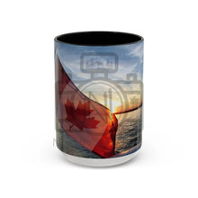 ’Canadian Sunset’ Accent Coffee Mug (11 15Oz) 15Oz / Black