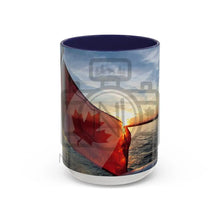 ’Canadian Sunset’ Accent Coffee Mug (11 15Oz) 15Oz / Navy