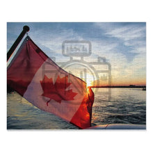 ’Canadian Sunset’ Jigsaw Puzzle (30 110 252 500 1000-Piece) 14’’ × 11’’ (252 Pcs)