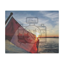 ’Canadian Sunset’ On Matte Canvas Stretched 0.75’’ 10’’ X 8’’ (Horizontal) /