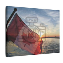 ’Canadian Sunset’ On Matte Canvas Stretched 0.75’’