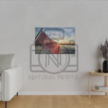 ’Canadian Sunset’ On Matte Canvas Stretched 0.75’’