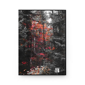 ’Red Maple In The Pines’ Hardcover Journal Matte Paper Products