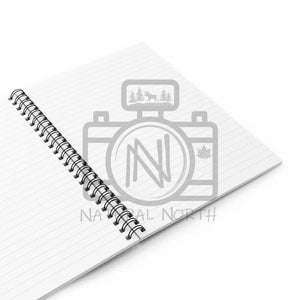 ’Red Maple In The Pines’ Spiral Notebook - Ruled Line Paper Products