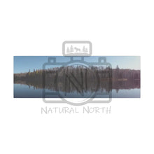 ’Still Waters Make Sound Waves’ Matte Canvas Stretched 0.75’’ 48’’ X 16’’ (Horizontal) /