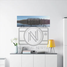 ’Still Waters Make Sound Waves’ Matte Canvas Stretched 0.75’’