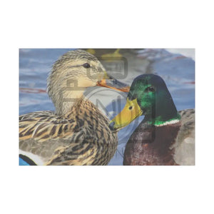 ’The Happy Couple’ On Matte Canvas Stretched 0.75’’ 48″ X 32″ (Horizontal) /